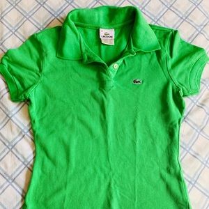 Lacoste- Green Collar Women Shirt